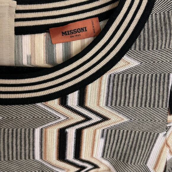 Missoni Chevron Knit Dress – Fall 2017 – 3/4 Sleeve – IT 38 - Picture 6 of 8